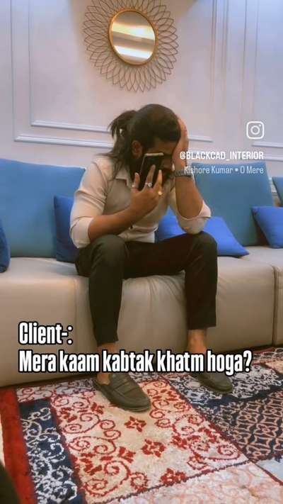 Client kitna tym lgega?
Abhi to ye trailer hai,,,picture to puri abhi baki hai😄😄

#viral #interior #reelsinstagram #viralreels #interiordecor #interiordesign #reelitfeelit #instagood #instagram #interiorstyling #interiorideas