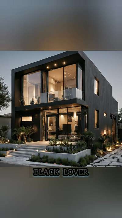 Modern duplex design Front Elevation