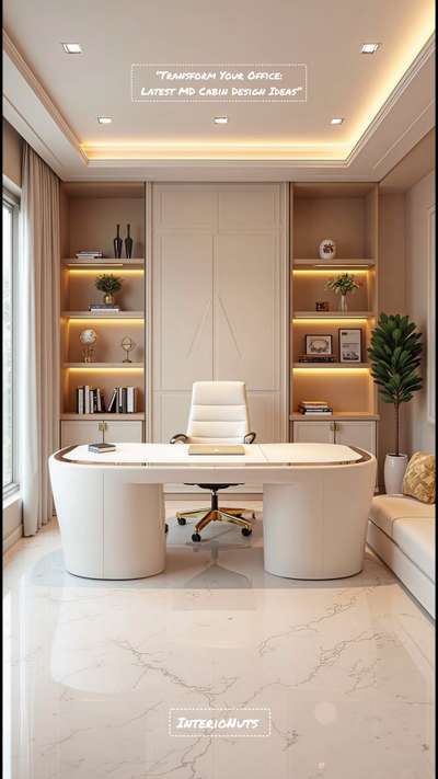 Upgrade your workspace with modern MD cabin designs by Interionuts ✨.
We specialize in creating premium executive cabins that balance luxury, comfort, and functionality. From sleek furniture to designer feature walls, ambient lighting, and customized layouts, our interiors are tailored to give your office a powerful professional identity.

👉 Hire us today to design your dream MD cabin or office interior.
📞 Contact Interionuts for interior design services across Delhi NCR, Gurgaon, Noida, Chandigarh & all major Indian cities.

🌟 Why choose Interionuts?
✔️ 3D design visualization
✔️ Customized executive interiors
✔️ Luxury finishes & modern concepts
✔️ End-to-end turnkey solutions


---

📌 Hashtags:

#MDCabinDesign #ExecutiveCabin #OfficeInterior #LuxuryOffice #ModernOffice #MDCabin #CorporateInteriors #OfficeDesignIndia #MDOfficeDesign #CEOOfficeDesign #LuxuryWorkspace #OfficeInspiration #Interionuts #DelhiInteriors #GurgaonInteriors #NoidaInteriors #ChandigarhInteriors #InteriorDes