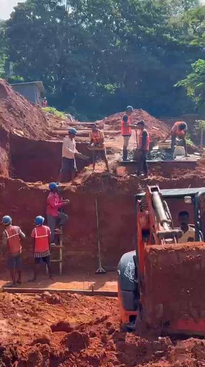 #Excavation #commercial_building #Contractor #constructionsite #kerala_constructions