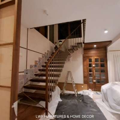 LWF Ultra premium teak wood staircase  #StaircaseDecors  #StaircaseDesigns  #WoodenStaircase  #woodworks  #teakwoodstair  #handrailwork  #woodeninterior  #InteriorDesigner  #HomeDecor  #hometour