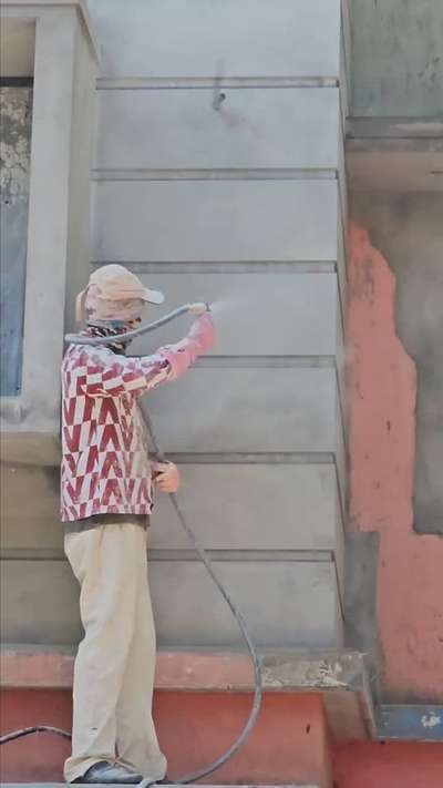 വൈറ്റ് സിമന്റ് സ്പ്രേ