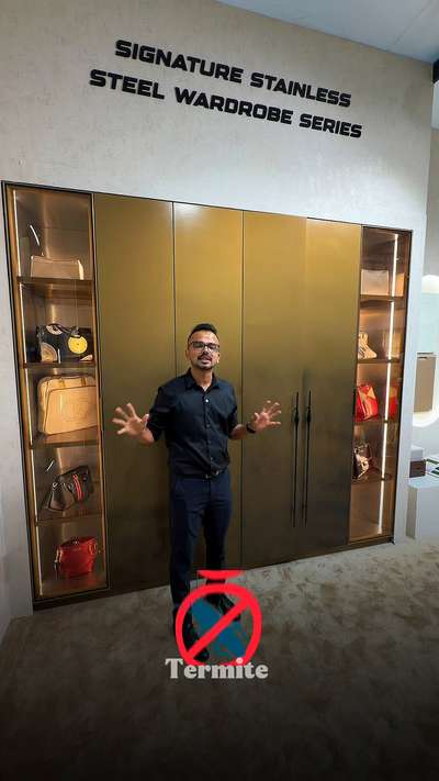 Wood wardrobes are getting outdated… 👀

At India Wood Exhibition 🇮🇳, I found something next level —
Stainless Steel Wardrobes 💎

• No termites 🐜❌
• No moisture damage
• Super durable (decades)
• Premium glass finish options
• Fully customizable storage

This is not furniture…
This is future-proof luxury living 🔥

Would you switch from wood to steel? 👇


#stainlesssteelwardrobe  #stainless  #WardrobeIdeas  #furnitureideas #creatorofkolo  #fayizroomy
