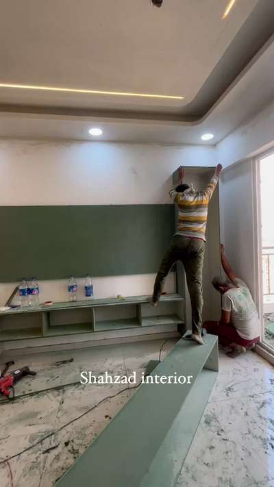 Noida Extension Nirala society full interior work 3 BHK plus study room full work 950 per square feet..... #3BHK  #3BHKHouse  #InteriorDesigner #Architectural&Interior #Interlocks #interiorcontractors