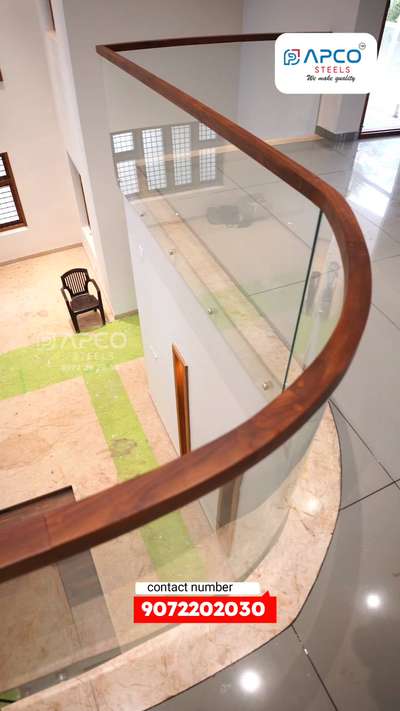 GLASS HANDRAIL  #glasshandrail