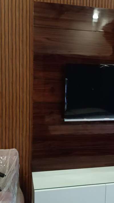 lcd panel with wall decor