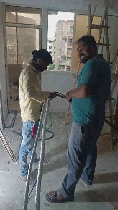 AC work on site