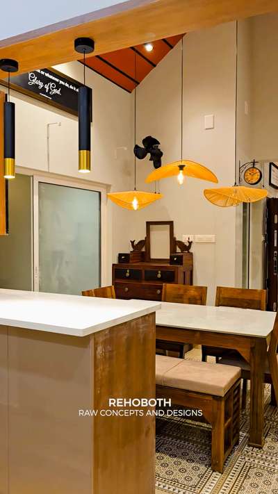 raw_concepts_and_designs | Rehoboth

Tucked amidst the serene greens of Karimkunnam, Thodupuzha, Rehoboth stands as a humble yet profound dwelling - a space envisioned for peace, growth, and
gratitude.

Rooted in faith and simplicity, this residence is a reflection of grace in built form, where architecture nurtures stillness and belonging.
'Rehoboth' finds its meaning in the Bible — “For now the Lord has made room for us, and we shall be fruitful in the land." True to its name, this home was conceived as a place of expansion - not in size, but in spirit - where light, air, and warmth flow freely, creating an environment that feels abundant and alive.
Every space opens into another with quiet continuity - from the intimate corners to the open volumes - forming a rhythm that celebrates daily life with calm and clarity.
Rehoboth is more than a residence; it is a promise fulfilled — a home that breathes gratitude, openness, and peace.
 #InteriorDesigner #bugdethome #architecturedesigns