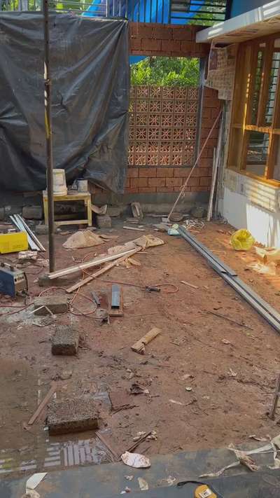 Setting up a green courtyard