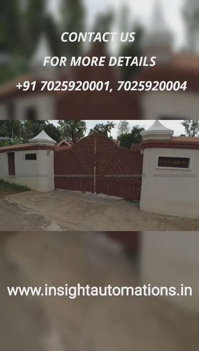 No 1 Maintenance free automatic  gate operater available in Kerala 
2 years warranty and  Life Time Service Support, Contact us for more details