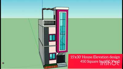 15'x30'House elevation design #trendig #viralkolo