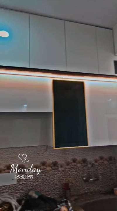 modular kitchen HDHMR board and sunmica finish