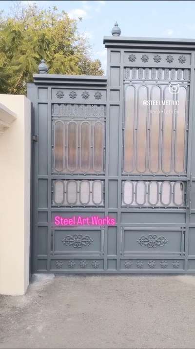 #classic #gate #design
by #steel #art #works
#irongate #steelgate #gateideas #gateDesign
#gatestructure #gate_fabrication #fabrication
#fabrication_work #enrtygate #classichomes #classicstyle
#classicdoor #classicstylehouse #classicvilla  #trendingdesign  #trendydesign #trendingdesigns  #trendingnow  #latesthousedesigns  #latestirongate  #latest  #royalstyle  #royalhomedecor #royal