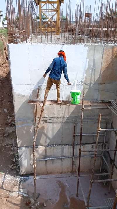 Waterproofing Pu Basment wall #WaterProofing