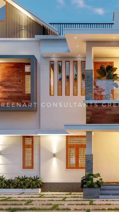 2000.Sqft 4Bhk House
location:Valakkav, Thrissur 
For enquiries connect to the mentioned number.. 

 #KeralaStyleHouse #keralastyle #ContemporaryHouse #Thrissur #ElevationHome #HomeDecor #greenart #Call/Whatsapp