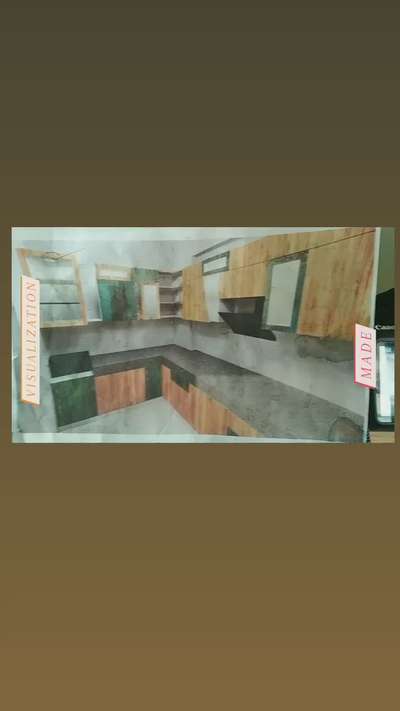 What we visualise and what we made.

 #ModularKitchen #interiordesignerinfaridabad #interiordesignerindelhi #KitchenInterior #architecturalvisualization #argauravrao