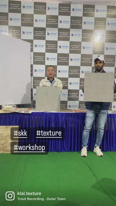 SKK product workshop for new texture paints and coating! #klaltexture #TexturePainting #texture #texturepaint #textureworks #texturedpainting  #best_architect  #architecture   #architecturedesigners  #Painter  #painters