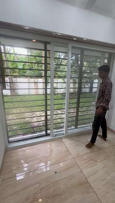 UPVC 2track sliding door  #
 mosquito net 
 #upvc