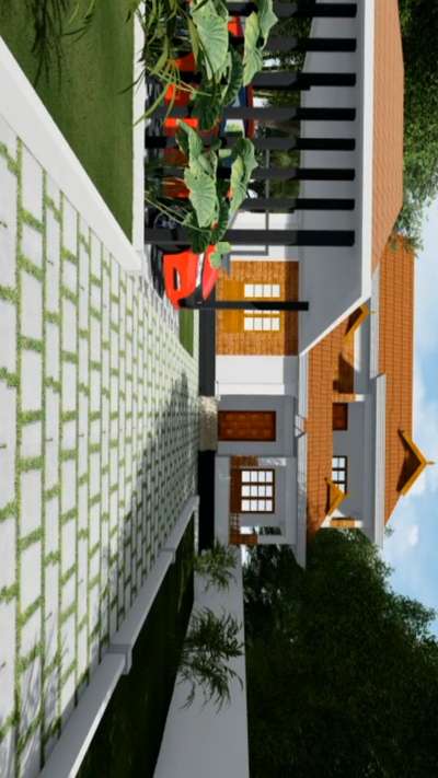 #KeralaStyleHouse #TraditionalHouse #ElevationHome #3dhouse