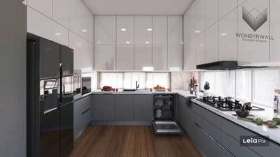 #ModularKitchen  #render3d   #vrayrender  #greykitchen