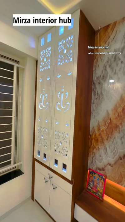 #mandirdesign  #cncdesign  #lighting  #small  #PrayerCorner  #trendingdesign  #LUXURY_INTERIOR  #wallpaneling  #HomeDecor  #ModularKitchen  #modularwardrobe  #Modularfurniture work karane ke liye contact kare
 whats.+919625506863
call.+917060375916 Saquib Mirza