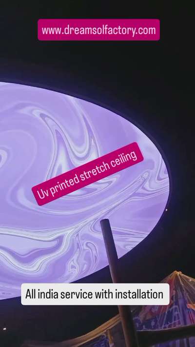 🔥Price 550/Sqft  all materials with installation included 
🔥All India service available 
💯21 years warranty fabric 
💯5 years warranty LED light 
🔥Quickly service available #StretchCeiling  #HomeAutomation