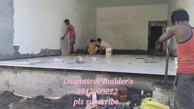 Tiles laying # wall putty