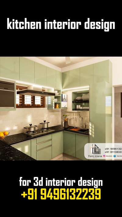 Kitchen Interior Design  #3d #ModularKitchen #KitchenCabinet #3dkitchen #ModularKitchen #Architectural&Interior #trendingdesign #KitchenIdeas  #KitchenCabinet  #WoodenKitchen  #likeforlikes  #trendydesigns  #2025  #SmallKitchen