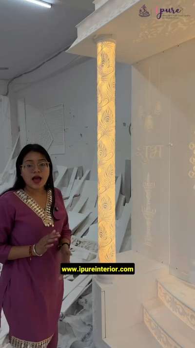 बहुत ही विशाल कोरियन मंदिर🤩🙏🏻 #corianmandir  #mandirdesign  #modernmandir  #LUXURY_INTERIOR  #modernmandir  #alloverindia