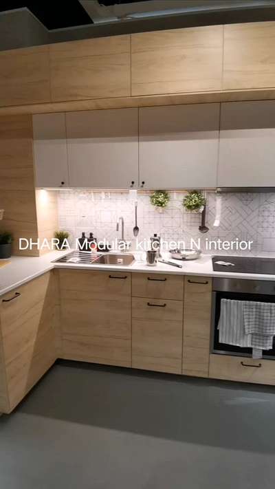 wooden finish kitchen