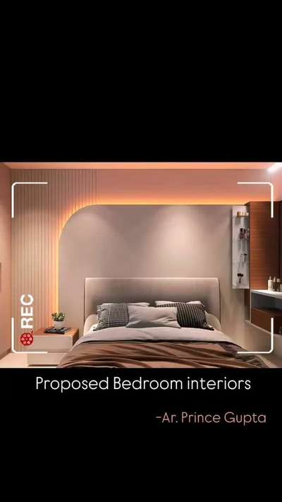 bedroom interiors  #InteriorDesigner