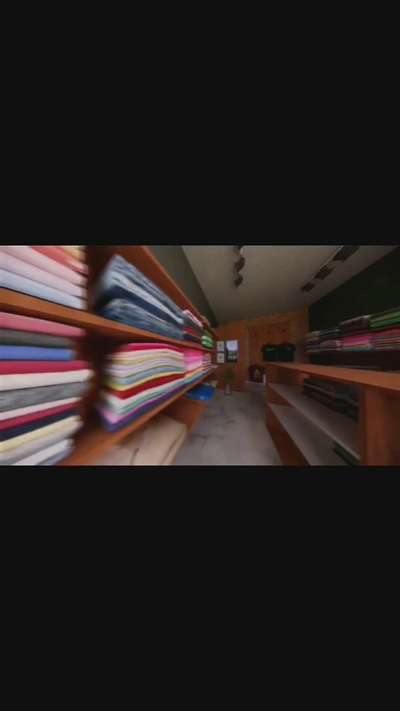 Experience luxury and sophistication from the comfort of your own screen! 📹 Take a virtual walkthrough of our gentlemen's textile shop and fall in love with the finest designs. #interior #walkthrough #commercial