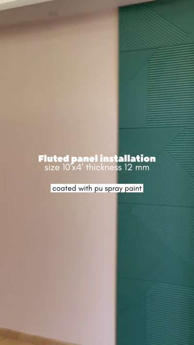 fluted panel installation  #tips #HouseDesigns #interiorpainting #interiordesign