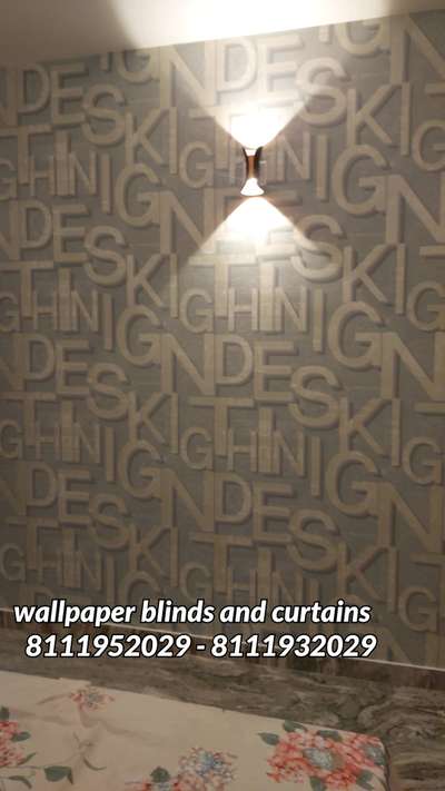 WALLPAPER  BLINDS AND CURTAINS