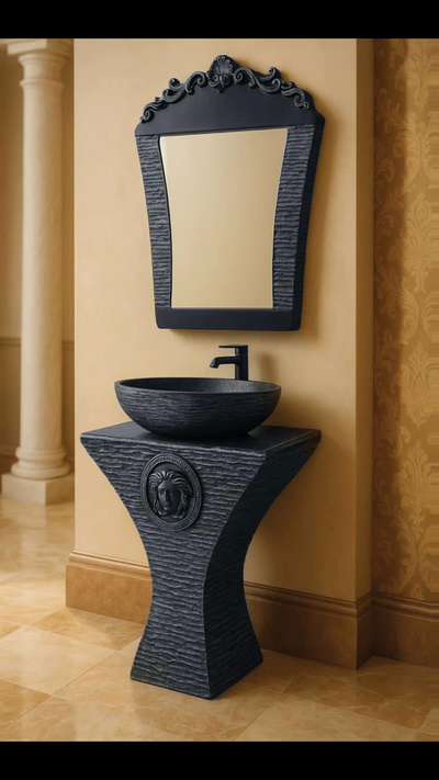 Pearl(v) curated marble  handcrafted wash basin