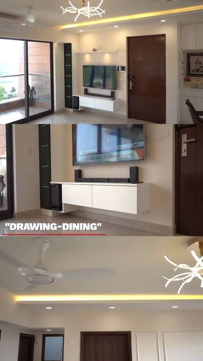 #dining  #drawingroom  #Minimalistic   #tvunitdesign #brightinteriors  #interiorcontractor