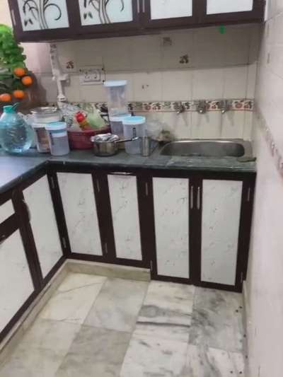 #aluminiummodularkitchen
 #browncoatingmodularkitchen