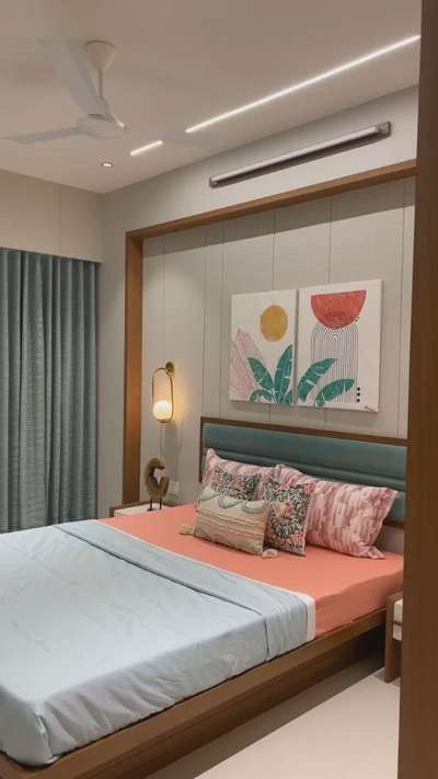 Master bedroom 
 #InteriorDesigner  #houseofdecorebhopal  #MasterBedroom