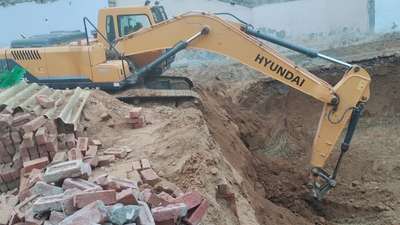 excavation of basement work..
depth 14 feet...