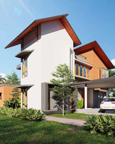 1900 sqft contemporary house.
 #KeralaStyleHouse #modernliving #kerlaarchitecture