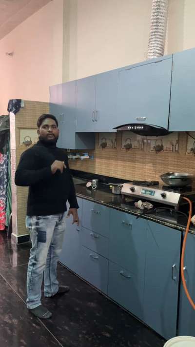 Aluminium modular kitchen,