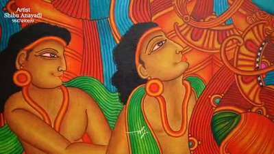 mural painting 
Sree rama pattabhishekam
#mural #muralpainting #AcrylicPainting