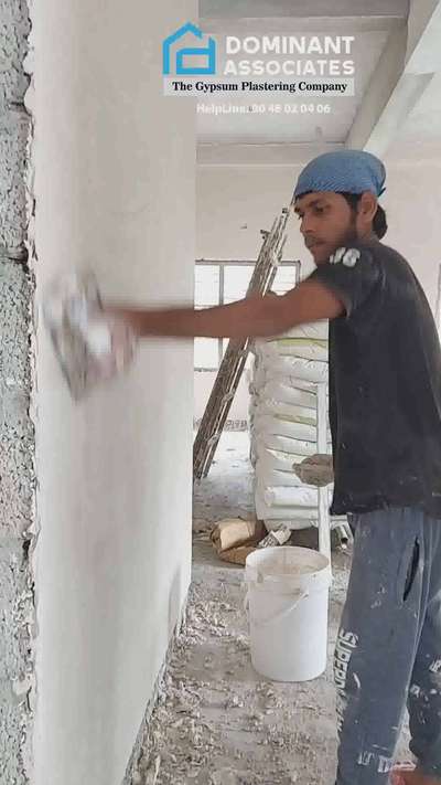 gypsum plastering