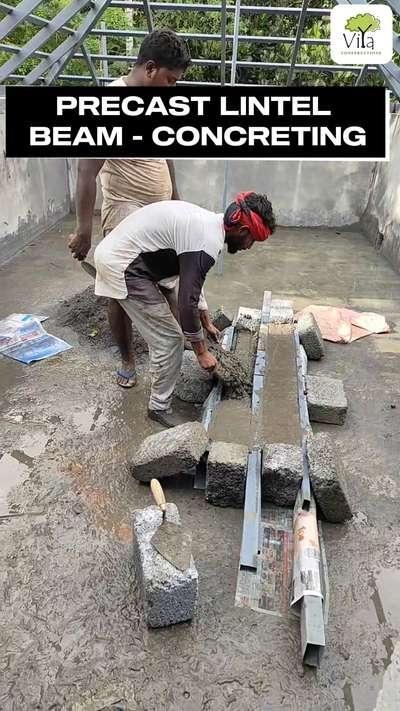 Building the framework. Witness the precision and strength of our precast lintel beam concreting process. 

#PrecastConcrete
#LintelBeam
#ConcreteWork
#ConstructionSite
#TurnkeyProjects
#BuildingStrong
#OnSite
#ConstructionUpdates
#CivilEngineering
#StructuralEngineering
#HomeConstruction
#FoundationWork
#ConcreteConstruction
#BuildWithUs
#ModernConstruction
#QualityConstruction
#ConcretePouring
#BuildingDreams
#ProjectManagement
#BuilderLife
#ConstructionIndustry
#PrecastTechnology
#StructuralDesign
#ConstructionProcess
#customhomes  #viyaconstructions  #viya  #viyabuilders  #kochi #Thrissur  #Kottayam