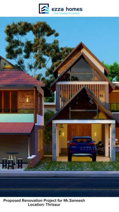 Proposed Renovation Project for Mr.Saneesh
Location: Thrissur

#ezzahomes #renovation #ezzagroup #construction #keralahomes

Ezza Homes 
From Concept to Creation