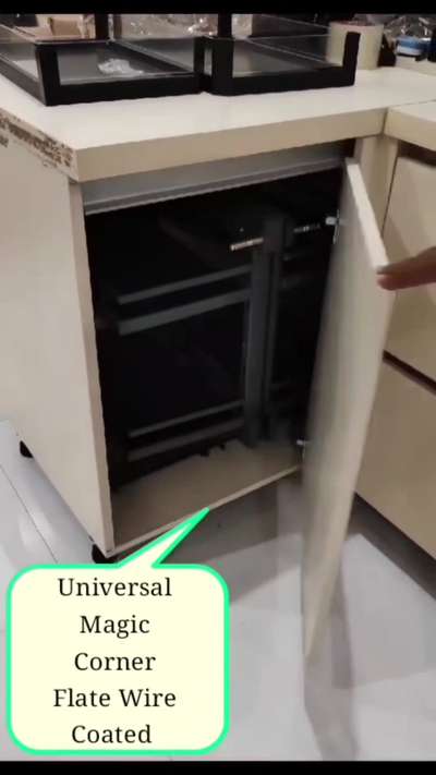 Universal Magic Corner ( UMC ) Flate Wire Coated Available Contact WhatsApp Or Call 8471040786 #umc #universalmagiccorner #magiccorner #magic_corner #magiccornerkitchen #modularkitchennearme #modularkitchenideas #modularkitchendelhi