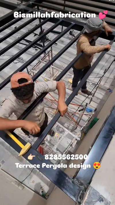 Terrace decoration ideas 💡😁. Pergola design 😍 covering work delhi bismillahfabrication 
😍 🏡 available here 

adhik jaankari ke liye sampark kare 💡🏡 Bismillahfabrication welding work 🙏😐
watsapp number 📞👉 🧑‍🏭 
.
.
.
.
.
.
.
.
.
.
 #kolopost  #koloapp  #kolodelhi  #kolofolowers  #ironworks  #trendingvideo  #koloreels  #kolotrendingvideo  #kolotrenfingreel  #myvideo  #mywork  #explore  #steelgatedesign  #steeldoor  #steelwork  #weldingwork  #welder  #weldinglife  #trend  #trending  #kolo  #kolovirel  #work  #bismillahfabricationweldingwork