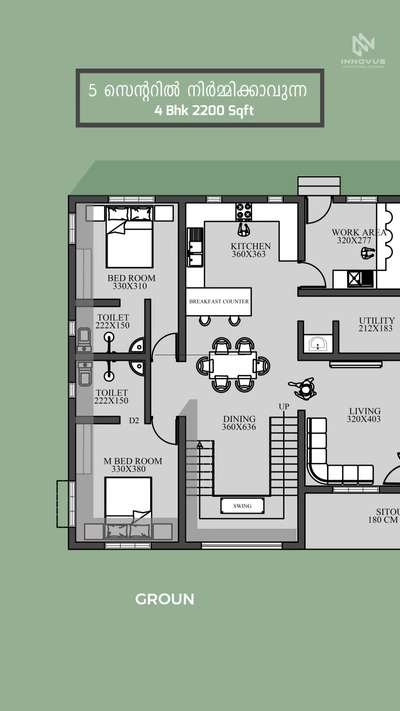 2200 Sqft 4 Bhk വീടിന്റെ പ്ലാൻ
#FloorPlans #EastFacingPlan #4BHKPlans #4bhk #KeralaStyleHouse #newhomesdesign #floorplan #doublestorey