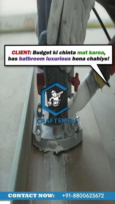 Luxurious Bathroom Designs

Budget ki chinta mat karna, bas bathroom luxurious hona chahie.. 

At Craftsmen, we bring your dream interiors to life with premium designs, top-quality finishes, and unmatched detailing.
✨ Ready to transform your space into a masterpiece?
👉 Contact us today for consultation & bookings.

[luxury bathroom interiors, premium interior design, modular interiors, home interior design Delhi NCR, modern bathroom design Ghaziabad, luxury interiors Gurugram, interior designers Indirapuram, home makeover Noida, custom interior design]

#luxuryinteriors #bathroomdesign #moderninteriors #delhincrhomes #ghaziabadinteriors #indirapuramdesign #noidahomes #gurugraminteriors #delhiinteriordesign #luxuryhomesindia #bathroomremodel #premiuminteriors #craftsmeninteriors #homeinteriorsdelhi #InteriorDesigner✔️✔️