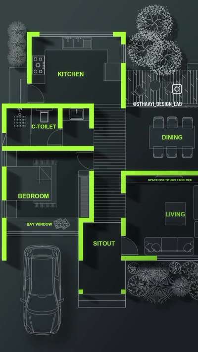 Beautiful Single floor 3BHK Kerala Home Plan 🏡 |Area : 1238 sq.ft | Design: @sthaayi_design_lab 

Ground Floor 
● Sitout 
● Living 
● Foyer 
● Dining 
● 1Master Bedroom attached 
● 2nd Bedroom attached
● 3rd Bedroom 
● Kitchen 
● Patio 
● C-Toilet [In-door]

🔥For Exterior View Comment: UPLOAD EXTERIOR 

(we will upload Exterior With Detailed Floor Plan based on your comments. Thank You. 😊)
.
.

#sthaayi_design_lab #sthaayi
#floorplan | #architecture | #architecturaldesign | #housedesign | #construction | #newconstruction | #realestate #kerala #budgethome #keralahomes

#planosarquitectonicos #plantabaixa #houseplans #archviz  #nextarch #koozarch #archilovers #sectionarchitecture #architectureplan #arquitecturaargentina #digitalarchitecture #toffuco #contextlabs #archistudent #archvizartist #archiporn #architectureportfolio  #arch_inked